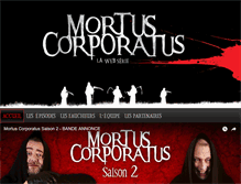 Tablet Screenshot of mortuscorporatus.com